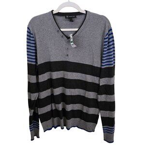 INC International Concept NWT Striped Sustainable Lightweight Sweater Size L